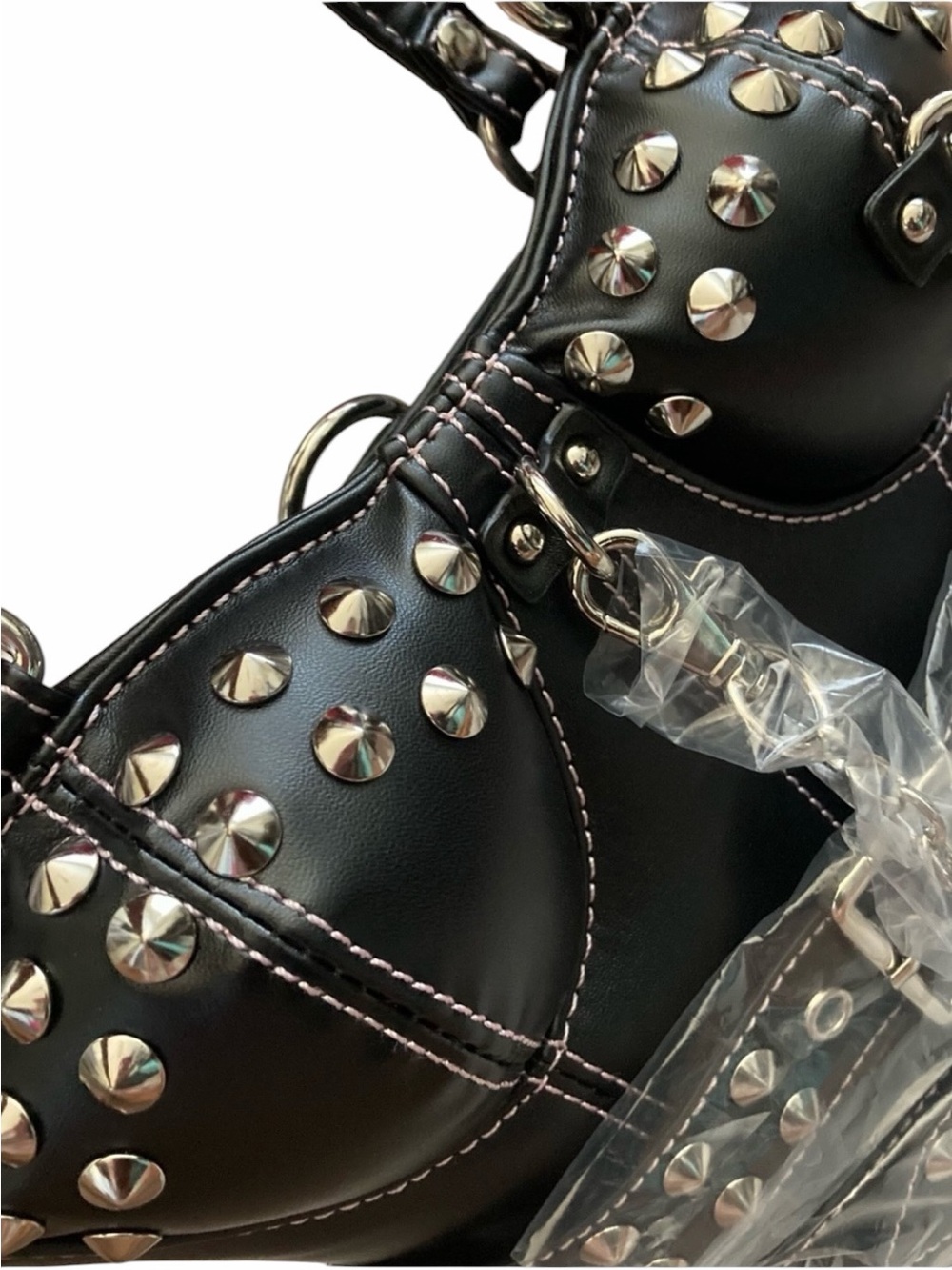 Dolls Kill / CURRENT MOOD DANGEROUS GAME BUSTIER HANDBAG NWT - Picture 8 of 8